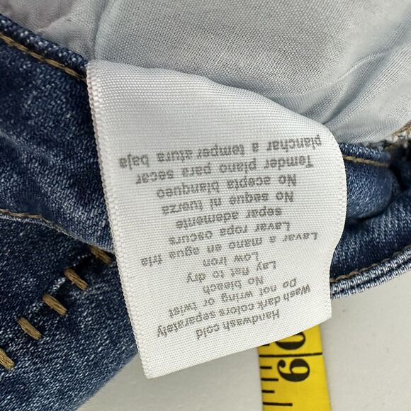 Judy Blue Jeans Womens 28 Blue Boyfriend Midrise Distressed Stretch - Picture 10 of 16